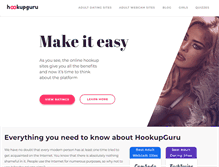 Tablet Screenshot of hookupguru.com